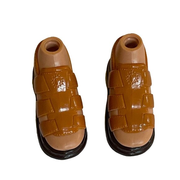 MGA Bratz Boyz Doll Rust Tan Platform Straps Sandal Shoes (Pre-owned) - Picture 9 of 9